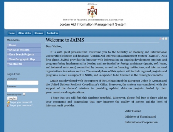 Jordan Aid Information Managment System