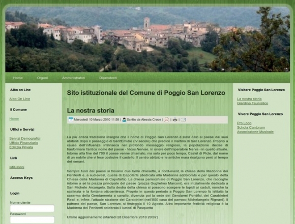 Comune di Poggio San Lorenzo