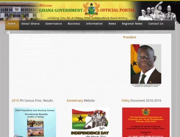 Ghana Government Official Portal