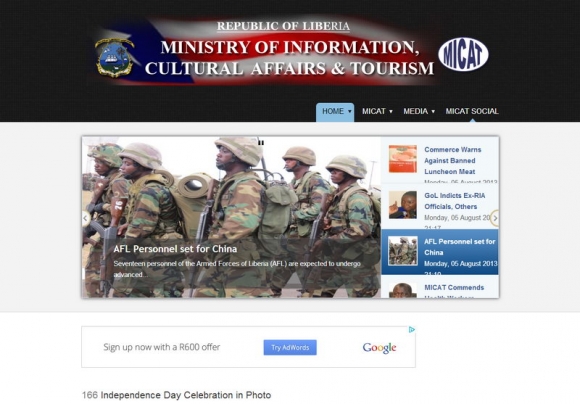 Ministry of Information Online Portal Liberia