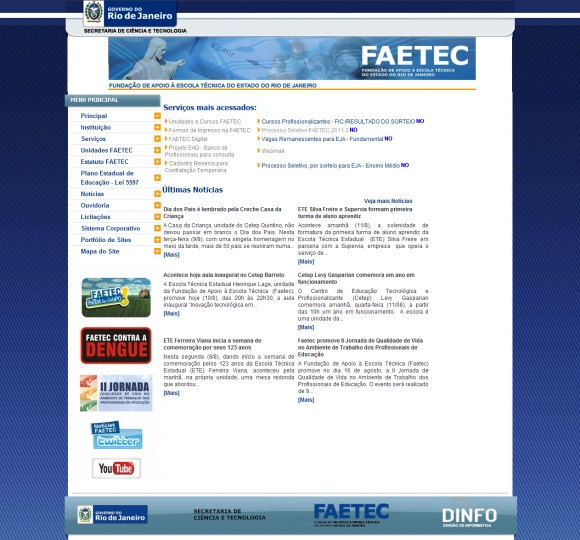 Rio de Janeiro State Foundation for Support to the Technical School (FAETEC)