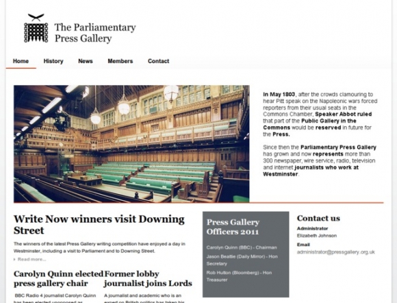 UK Parliamentary Press Gallery