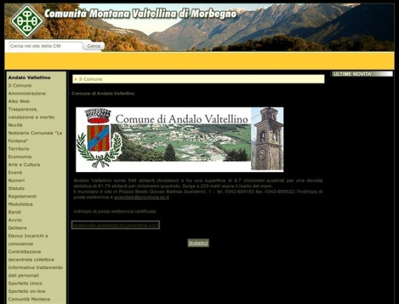 Comune di Andalo Valtellino