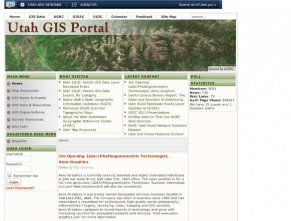 Utah GIS Portal