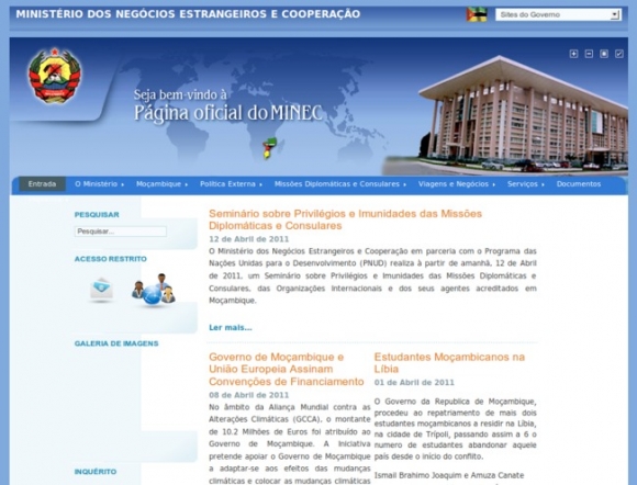 Ministry of Foreign Affairs and Cooperation - Mozambique
