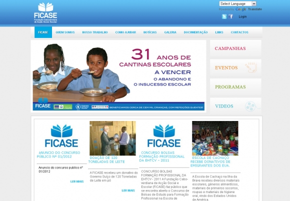 FICASE - FundaÃ§Ã£o Caboverdiana de AcÃ§Ã£o Social Escolar