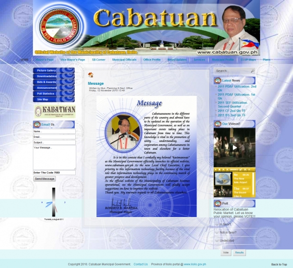 The Official Online Home of Cabatuan, Iloilo