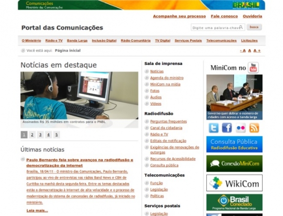MinistÃ©rio das ComunicaÃ§Ãµes / Brazilian Government