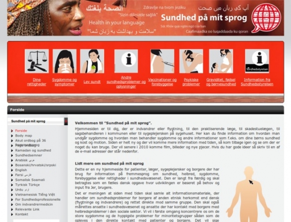 Health in your language, National Department of Health Odense University