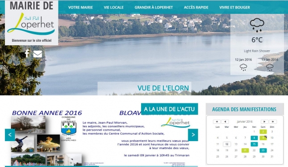Site officiel de la commune de Loperhet