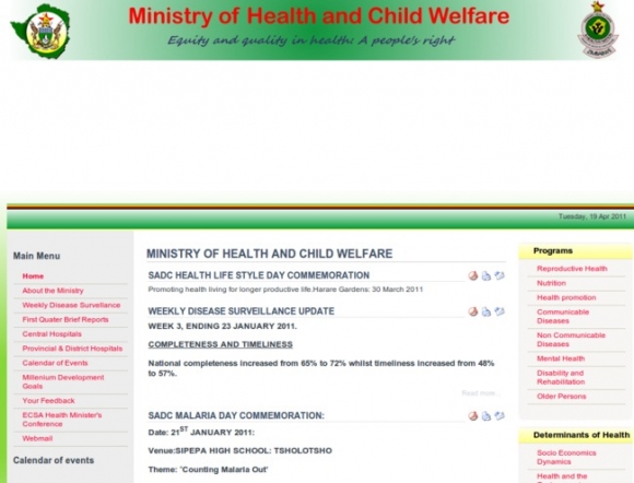 Ministry of Health and Child Welfare