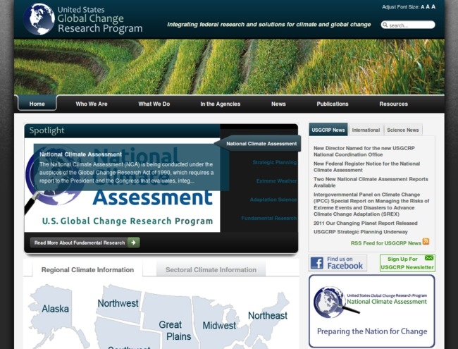 US Global Change Research Program - Explore Government Websites built
